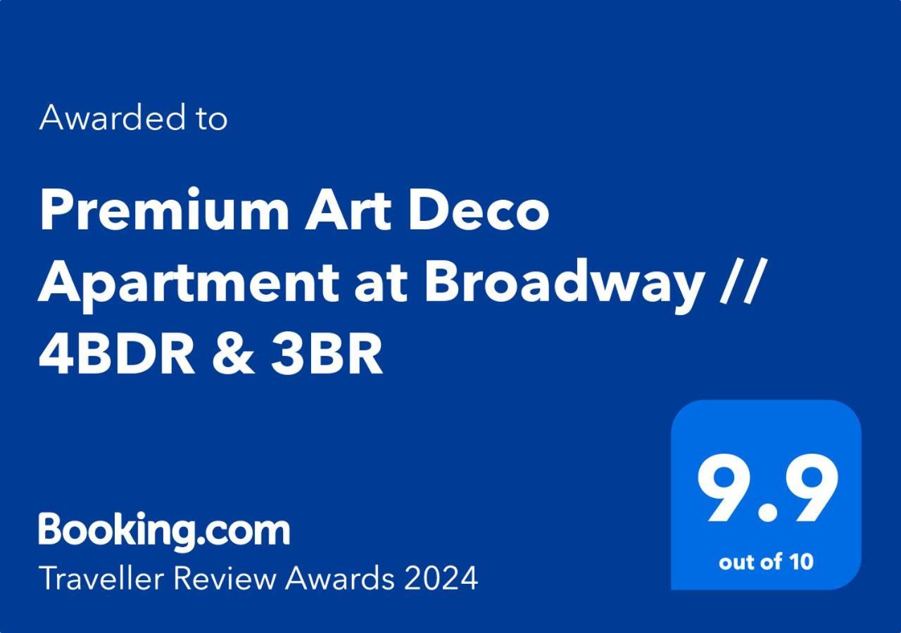 Premium Art Deco At Broadway // 4bdr & 3br Apartament Budapesta